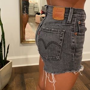 Black 501 Levi Shorts